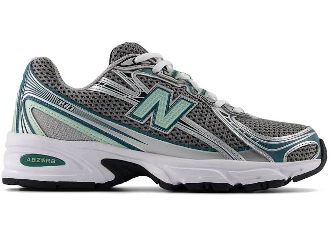 New Balance 740 Silver Metallic New Spruce