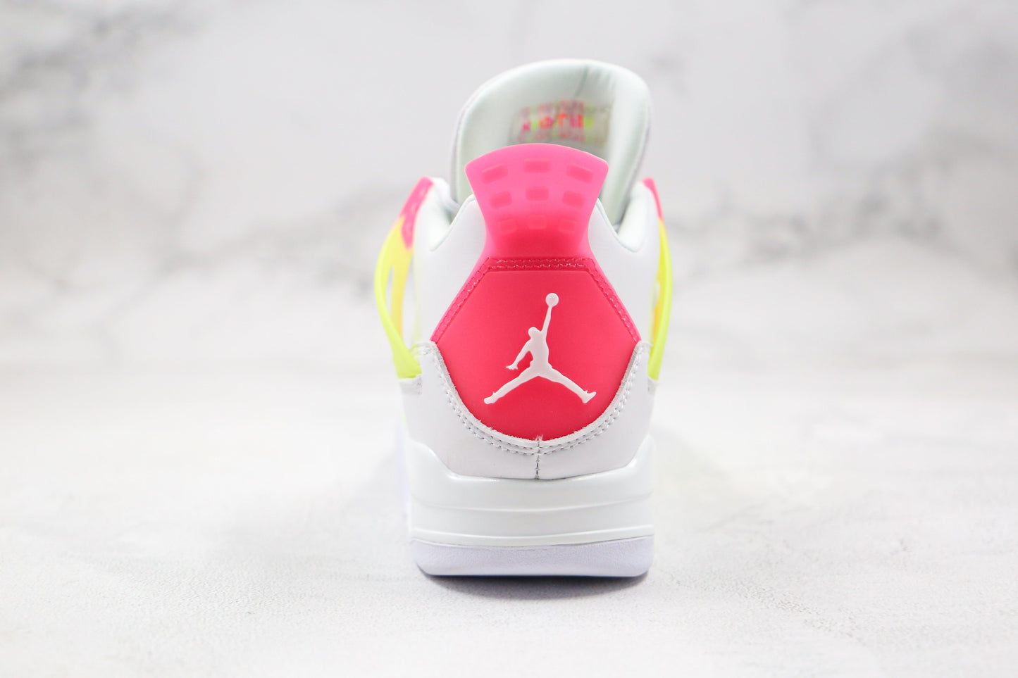 Jordan 4 Retro Weiß Zitronenpink 