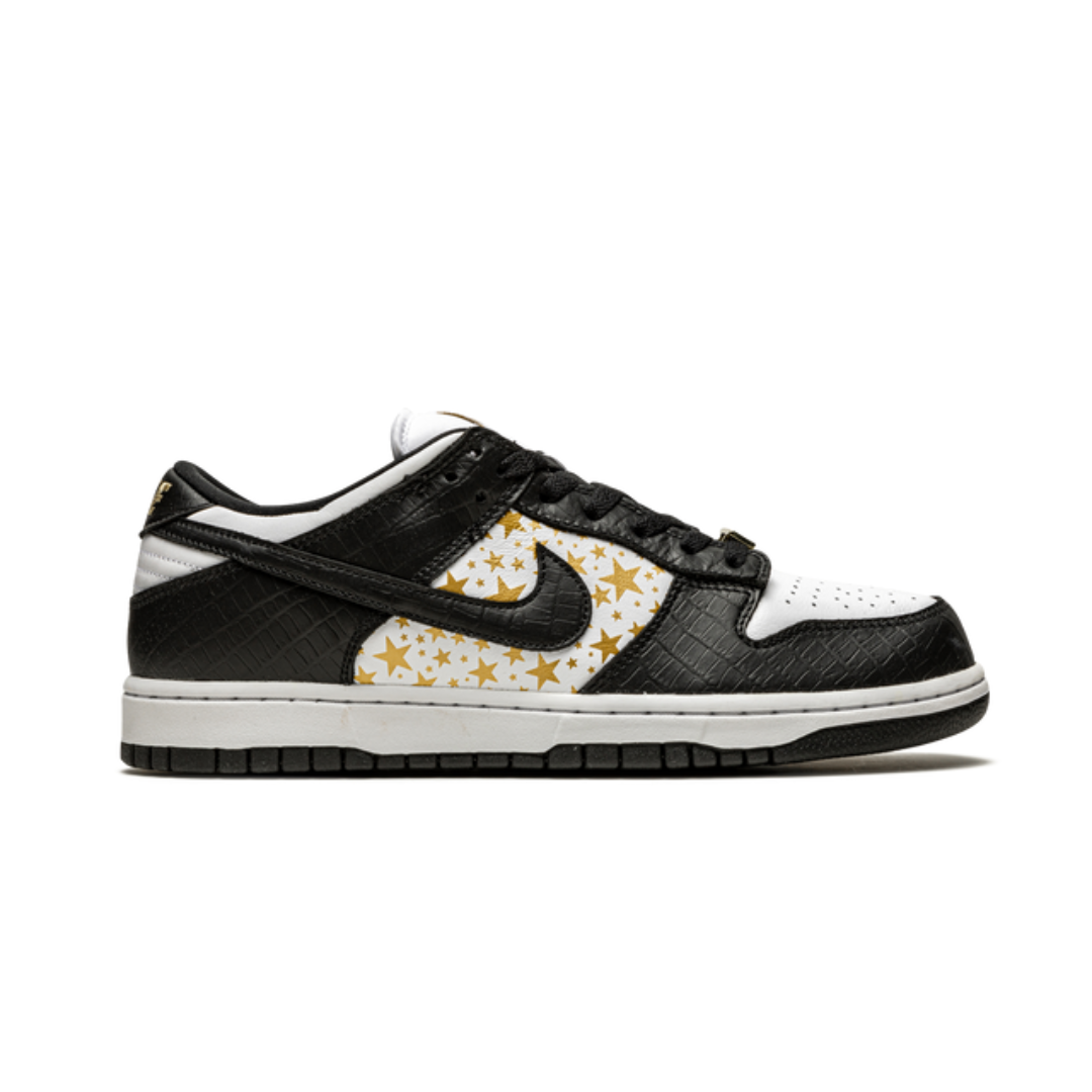 Nike SB Dunk Low Supreme Stars Schwarz 