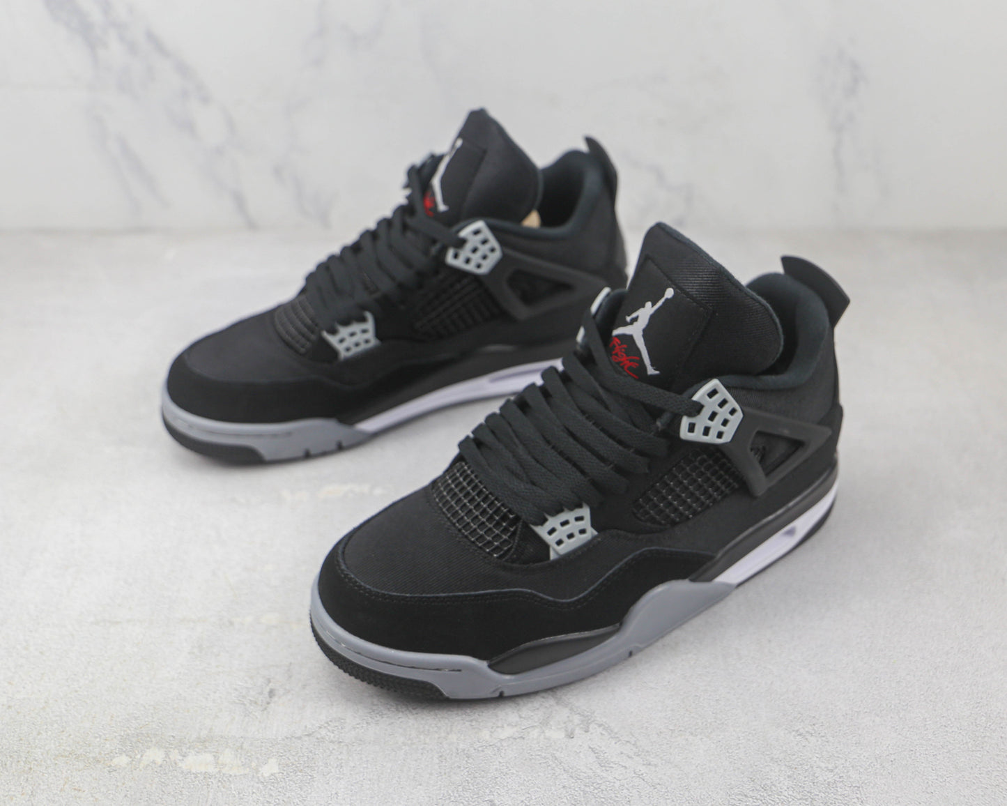 Jordan 4 Retro SE Black Canvas 