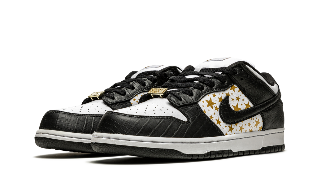 Nike SB Dunk Low Supreme Stars Schwarz 