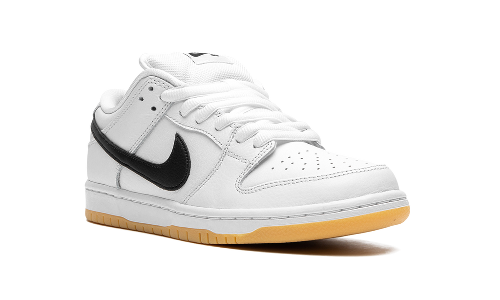 Nike SB Dunk Low Orange White Label Schwarz 