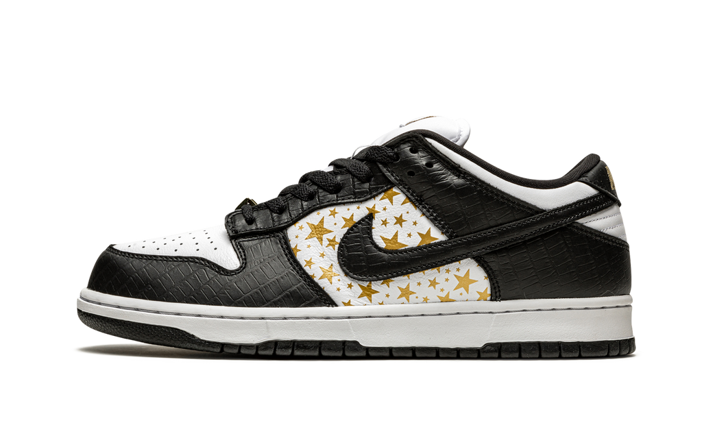 Nike SB Dunk Low Supreme Stars Schwarz 